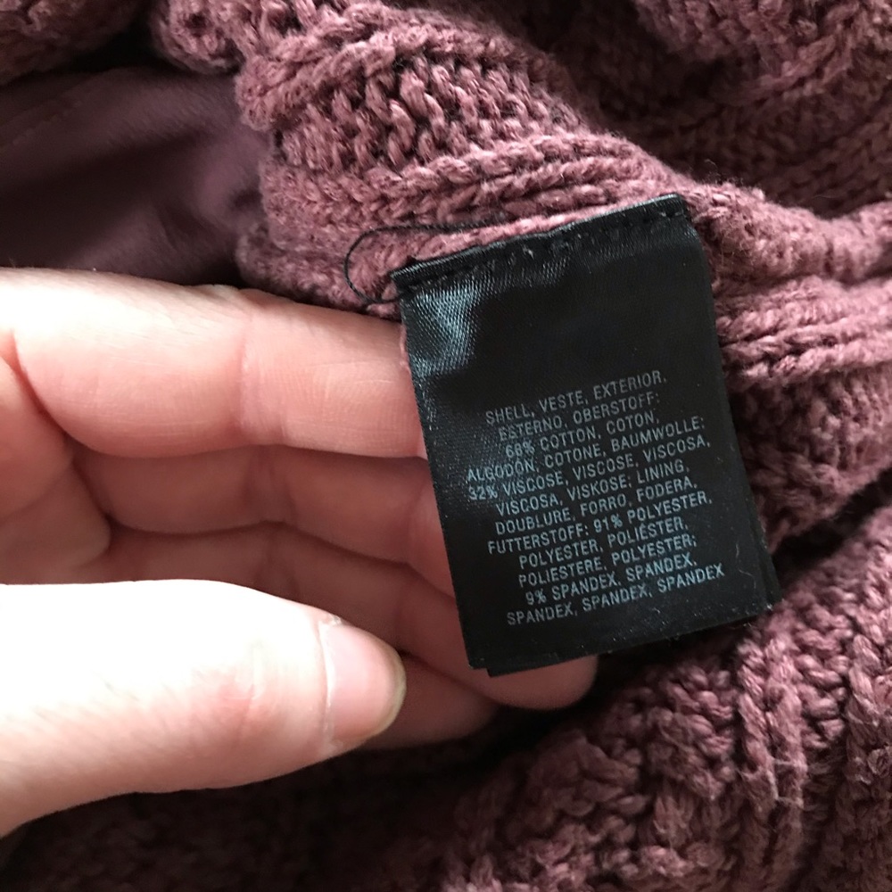 Anthro Moth Ella Cable Knit Sweater Shirt Layered - Picture 6 of 8